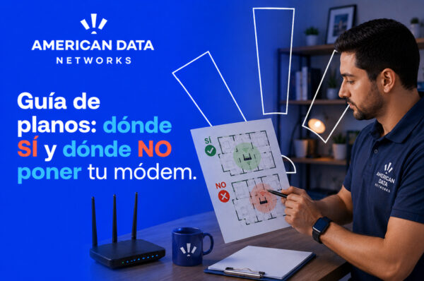 Guía de Planos: Dónde SÍ y dónde NO ubicar tu módem
