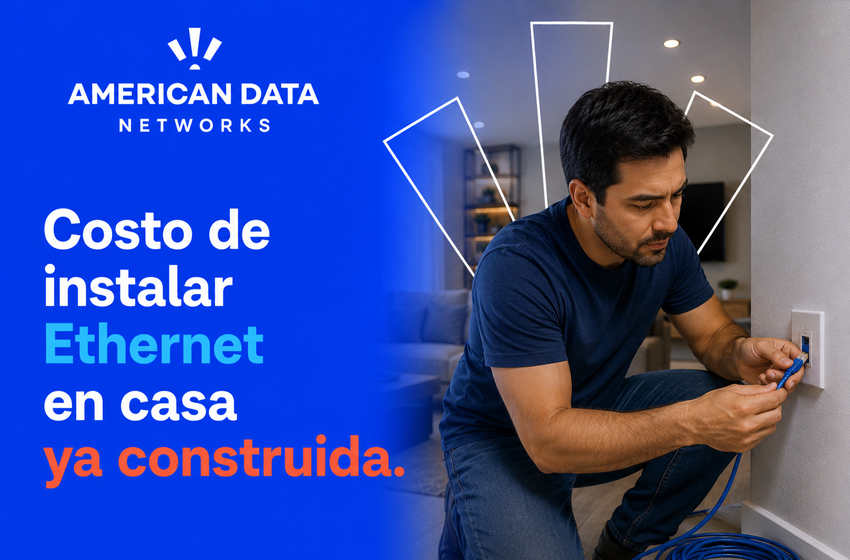 ¿Cuánto cuesta instalar cable Ethernet en una casa ya construida?
