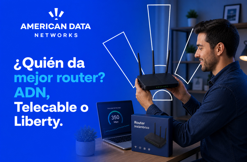  ¿Quién da el mejor router? American Data Networks vs Telecable vs Liberty